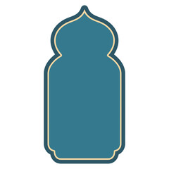 arabic arch window and doors vector 