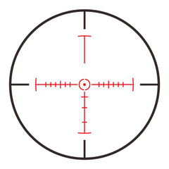 sniper scope view vector 