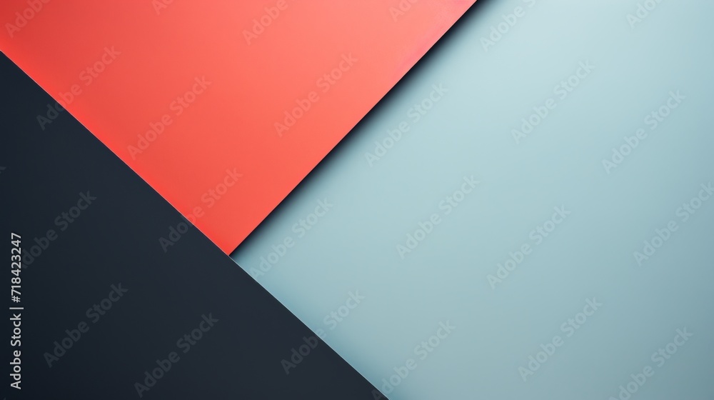 Poster a minimal style abstract background laid out flat from a birds-eye view with lots of copy space ai g
