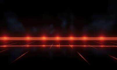 Futuristic background with glowing lines and space for text.