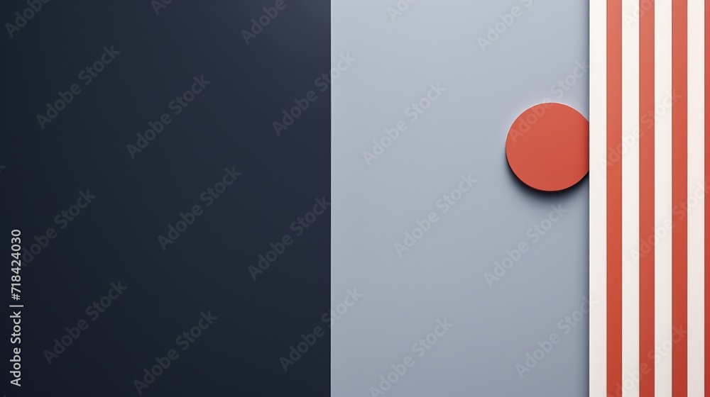 Poster a minimalistic abstract background with flat lay design seen from a top view with copious space for 