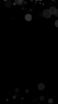 キラキラ輝く パーティカル エフェクト  縦型動画 6