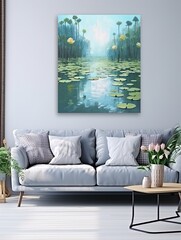 Serene Lotus Pond Reflections: Captivating, Scenic Prints of Picturesque Lotus Views