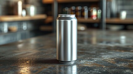Silver Can One 330ml beer can