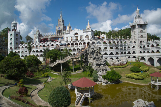 The Monastery of the Holy Eucharist, also known as the Our Lady of Lindogon Shrine and commonly known as the Simala Shrine or the Simala Parish Church is a Roman Catholic pilgrimage church.