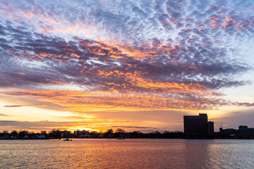 Sunset The Elizabeth River Looking