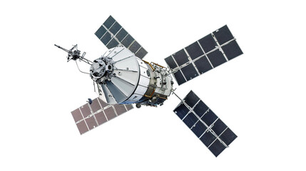 satellite on a transparent background
