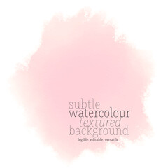 Pink Watercolor Splotch