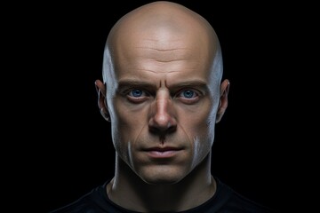 Fototapeta premium portrait of a robot man with generative ai