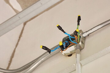 Wire Nut connects electrical wires in a junction box. Using plastic insulation clamps, wire nuts to...
