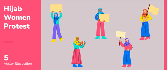 Hijab Women Protest