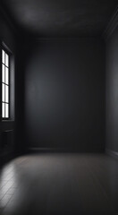 empty room with a window