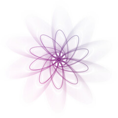 Fototapeta premium An abstract cut out transparent iridescent star burst design element.