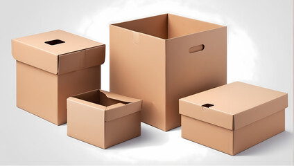 packaging mockup on white background