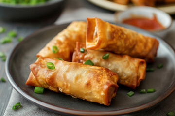 fried egg rolls
