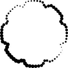 Star shape halftone dots set