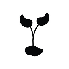 Fototapeta premium sprout logo icon