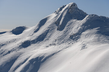 冬の剣ヶ峰山山頂
