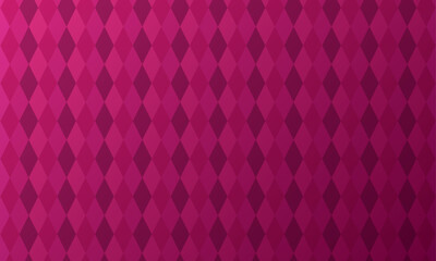 Vector abstract seamless pattern of small rhombus or pixels in pink color