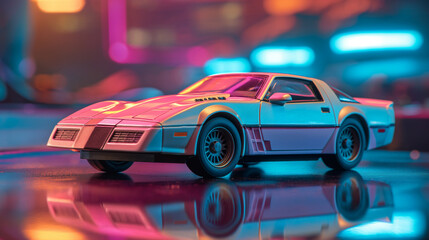 1980s retro diecast toy car