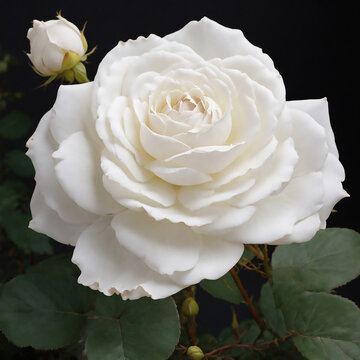 White  rose Ai generate