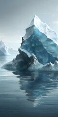 iceberg in polar regions, Generative AI