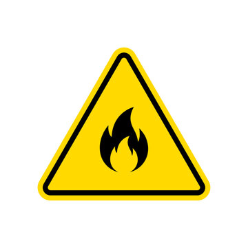 Warning fire icon