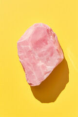 pink rock bright bold minimalism illustration background