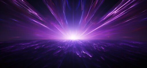 Purple bright shining light background on black Background. generative AI