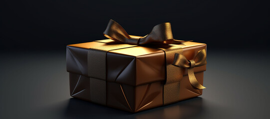 luxury gold gift box with ribbon 16