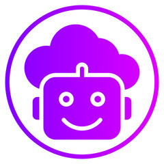 cloud Intelligence gradient icon