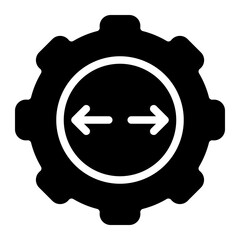 management glyph icon