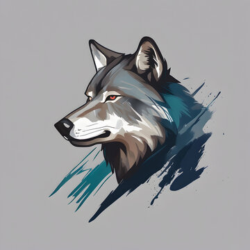 Wolf Head Vector illustration 