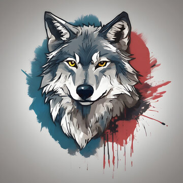 Wolf Head Vector illustration 