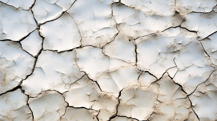 Cracked and Dry Mud Texture in a Drought-Affected Area, Symbolizing Environmental Challenges and Climate Change Impacts