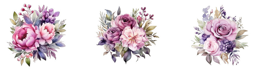 water color floral flower png