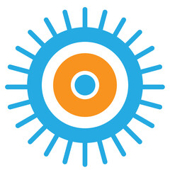 Blue evil eye, vector set eyes symbol, stock illustration. lass islamic, greek amulet. Evil eye protection sign. Turkish eye symbols and icon. 11:11