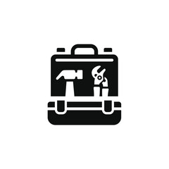 Toolbox icon isolated on transparent background