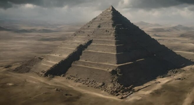 ancient pyramid civilization depicted in the past