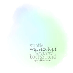 Green Water Color Brush