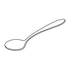 スプーンの線画