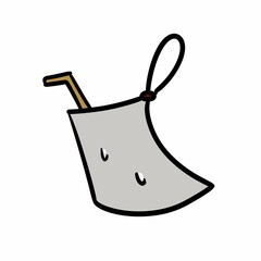 cartoon doodle water bag