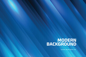 Modern Abstract Blue Vector Background 