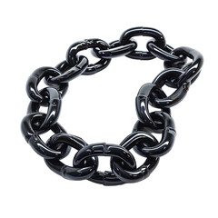 Obraz premium Black Chain Isolated