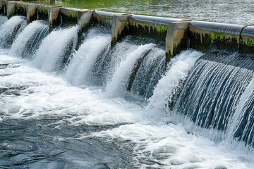 Fototapeta na wymiar water dams