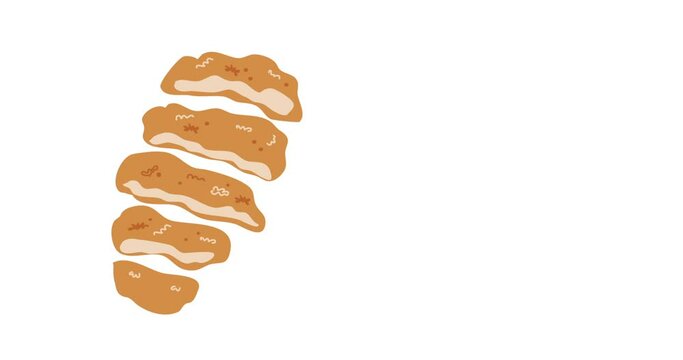 animation deep fried pork tonkatsu Japanese Tonkatsu