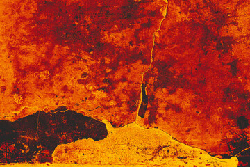 Lava wall rad hot surface background. - 718504896