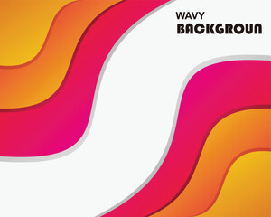 wavy  background design 