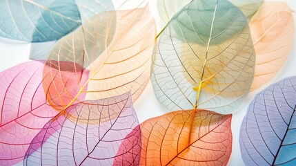 Colorful Transparent Leaves