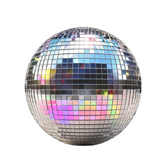 disco ball isolated on white